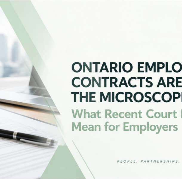 Ontario employment contracts are under the microscope – what recent court decisions mean for employers